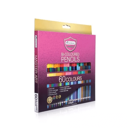 สีไม้สองหัว Master art 60 สี